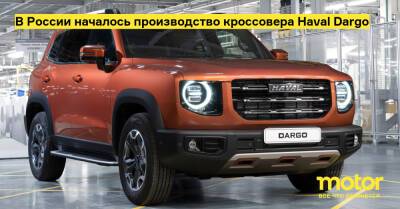 В России началось производство кроссовера Haval Dargo - motor.ru - Россия - Тульская обл.