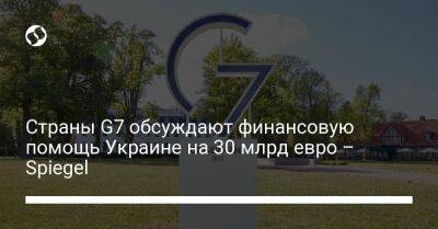 Страны G7 обсуждают финансовую помощь Украине на 30 млрд евро – Spiegel - biz.liga.net - Украина - Германия