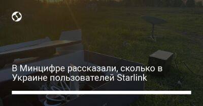 В Минцифре рассказали, сколько в Украине пользователей Starlink - biz.liga.net - Украина