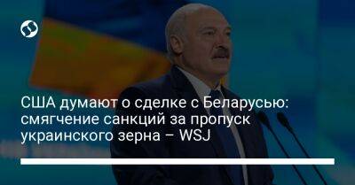 США думают о сделке с Беларусью: смягчение санкций за пропуск украинского зерна – WSJ - biz.liga.net - Украина - Сша - Белоруссия - Литва - Клайпеда