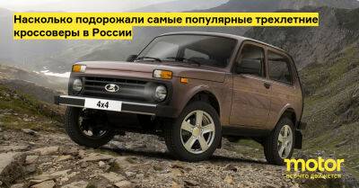 Насколько подорожали самые популярные трехлетние кроссоверы в России - motor.ru - Россия