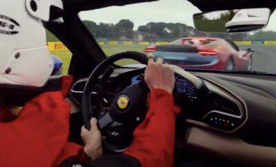 Видео: Леклер и Сайнс гоняют по Имоле на Ferrari 296 - f1news.ru