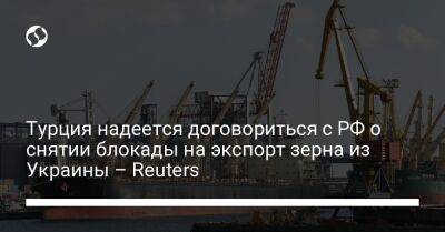Турция надеется договориться с РФ о снятии блокады на экспорт зерна из Украины – Reuters - biz.liga.net - Украина - Россия - Турция - Стамбул