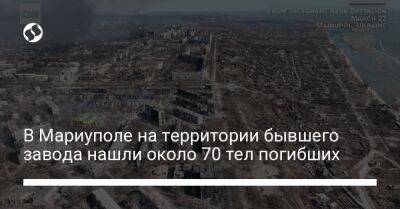 В Мариуполе на территории бывшего завода нашли около 70 тел погибших - biz.liga.net - республика Крым - Мариуполь