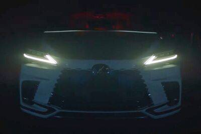 Кроссовер Lexus RX следующего поколения снова показался на тизерах - kolesa.ru