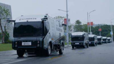 В Китае изобрели автономный грузовик для уборки дорог - auto.24tv.ua - Китай