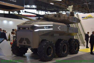 На Eurosatory 2022 дебютировал боевой колесный робот Robust - autocentre.ua - Израиль - Париж