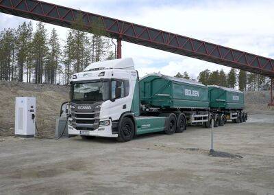 Для добычи золота привлекли электрический автопоезд Scania - autocentre.ua - Норвегия - Швеция - Голландия - Швейцария