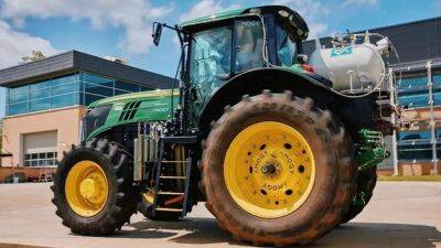 John Deere - Аммиак вместо солярки: John Deere представил новый трактор - auto.24tv.ua - Сша