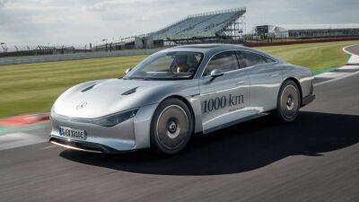 Электромобиль Mercedes-Benz Vision EQXX побил собственный рекорд, проехав 1202 км на одном заряде - autonews.autoua.net - Франция - Англия - Лондон