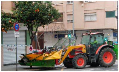 Показано самое необычное применение трактора в городских условиях (видео) - autocentre.ua - Испания