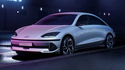 Раскрыт Hyundai Ioniq 6 — конкурент Tesla Model 3 с необычным дизайном - autonews.autoua.net