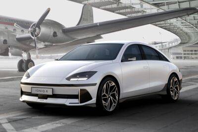 Электроседан Hyundai Ioniq 6: отличная аэродинамика, «голые» двери и светодиодное шоу - kolesa.ru