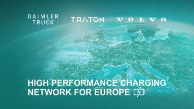 Volvo, Daimler и Traton создадут в Европе сеть зарядных станций для электрических грузовиков - autonews.autoua.net - Голландия - Амстердам