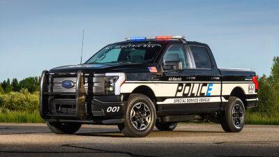Ford представил первый электрический пикап, созданный специально для полиции — F-150 Lightning Pro SSV - autonews.autoua.net