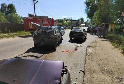 Два человека пострадали в столкновении четырех машин в Вышнем Волочке - afanasy.biz - Тверская обл.