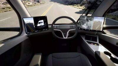 Как будет выглядеть грузовик Tesla изнутри: видео - auto.24tv.ua