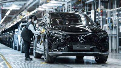 Электрокроссовер Mercedes-Benz EQS начали выпускать в США - auto.24tv.ua - Германия - Сша - штат Алабама
