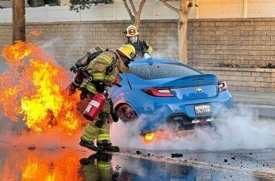 Toyota GR86 спалахнула через 12 годин після 4-місячного ремонту - news.infocar.ua - Сша