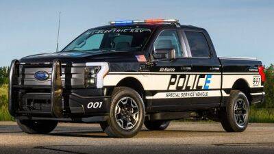 Электропикап Ford F-150 Lightning получил полицейскую модификацию - usedcars.ru - Сша