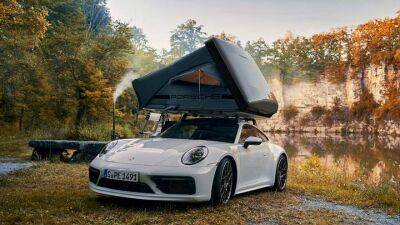 Porsche выпустила палатку для своих автомобилей - auto.24tv.ua