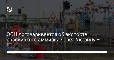 ООН договаривается об экспорте российского аммиака через Украину – FT - biz.liga.net - Украина - Россия - Тольятти - Одесса - Николаев