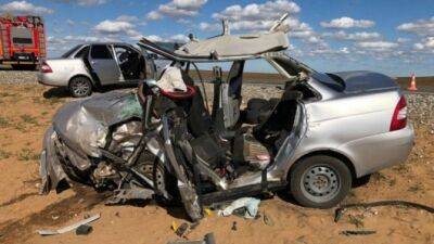 Оба водителя погибли в ДТП в Калмыкии - usedcars.ru - Астрахань - Махачкала - республика Калмыкия - с. Авария