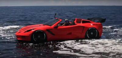Chevrolet Corvette - Chevrolet Corvette превратили в скоростную двухместную лодку – видео - autocentre.ua - Сша - штат Флорида