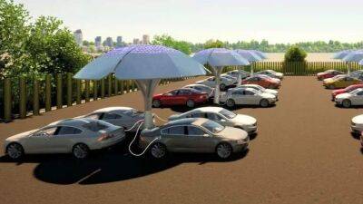 "Солнечные деревья" должны стать зарядными станциями для электромобилей - auto.24tv.ua