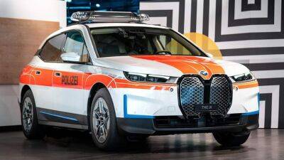 Електрический кроссовер BMW взяли на службу полиции - auto.24tv.ua - Швейцария