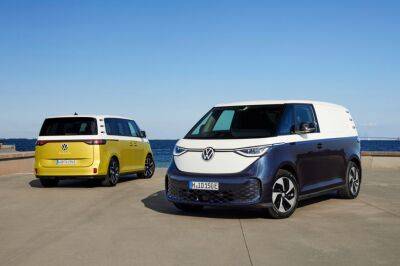 Volkswagen покажет ID. Buzz GTX в этом году: минивэн получит 340-сильную установку - kolesa.ru - Англия