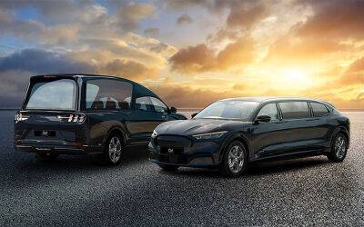 Они правда существуют: лимузин и катафалк Mustang, оба электрические - zr.ru