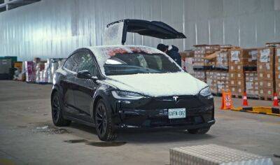 В Украине заметили трехмоторную Tesla Model X - autocentre.ua - Украина - Сша