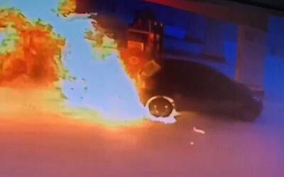 Обычная заправка, обычный автомобиль: пожар на АЗС в Якутске (видео) - zr.ru - Якутск