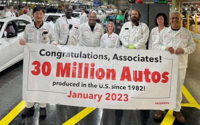 В США собран 30-миллионный автомобиль Honda - autocentre.ua - Канада - Сша - Мексика - штат Калифорния - штат Огайо - штат Индиана - штат Алабама