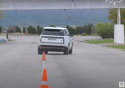 Новый Range Rover не справился с «‎лосиным» тестом (видео) - autocentre.ua