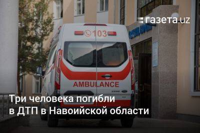 Три человека погибли в ДТП в Навоийской области - gazeta.uz - Узбекистан - Навоийской обл.