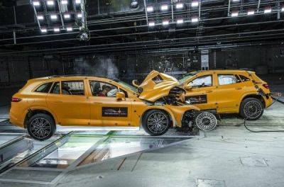 Mercedes-Benz влаштував перший у світі «лобовий» краш-тест двох електромобілів - news.infocar.ua - Mercedes-Benz