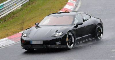 Новый Porsche Taycan 2024 заметили на дорогах до премьеры (фото) - focus.ua - Украина - Германия