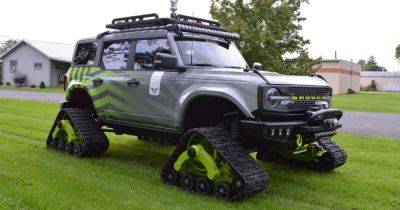 Ford Bronco превратили в необычный внедорожник на гусеницах (фото) - focus.ua - Украина