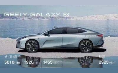 Geely рассекретила седан Galaxy E8 - autostat.ru