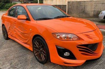Cедан Mazda 3 з дивним тюнінгом виставили на продаж - news.infocar.ua