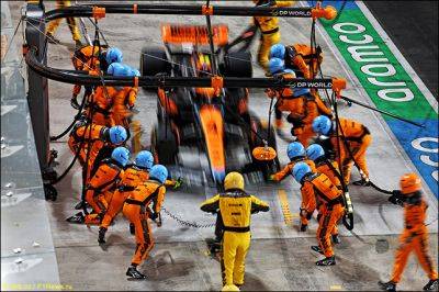 С.Перес - Нико Хюлкенберг - Ландо Норрис - DHL Fastest Pit Stop Award: Лучший пит-стоп у McLaren - f1news.ru - Катар