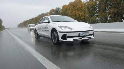 Сколько проедет Hyundai IONOQ 6 на одном заряде, если ехать в дождь "на все деньги": реальный тест - auto.24tv.ua - Киев - Одесса
