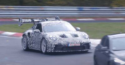Самый экстремальный Porsche 911 заметили на дорогах до премьеры (видео) - focus.ua - Украина - Германия