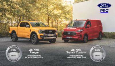 Ford Ranger - Ford Pro - Призы за лучший фургон и пикап 2024 года достались автомобилям Ford - autocentre.ua