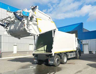 Ford Trucks - В Украине реализован сверхмощный мусоровоз на шасси Ford Trucks - autocentre.ua - Украина