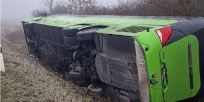 Виталий Глагола - В Словакии перевернулся автобус из Украины: среди пострадавших пассажиров есть дети - nv.ua - Украина - Словакия