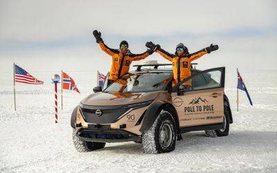 27 тыс. км: электромобиль Nissan Ariya EV проехал от Северного к Южному полюсу Земли - itc.ua - Украина - Шотландия - Исландия