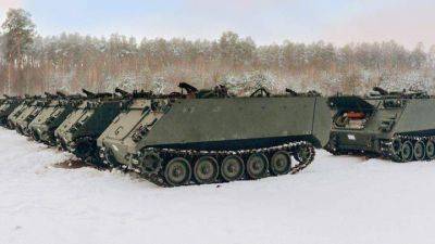 27 гусеничных БТР M113 поступили на фронт: как раз для зимы - auto.24tv.ua - Украина
